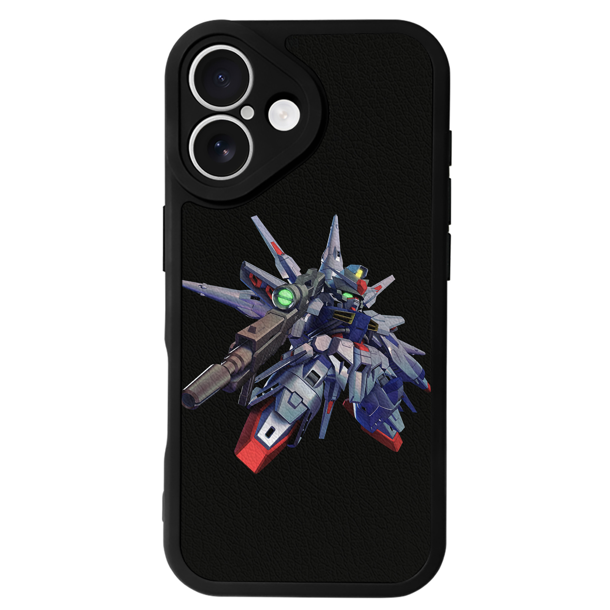 （画像用） 機動戦士ガンダム Mobile Suit Gundam 【iPhone 16シリーズ対応】シリコンスマホケース（レザー調） 材質：シリコン